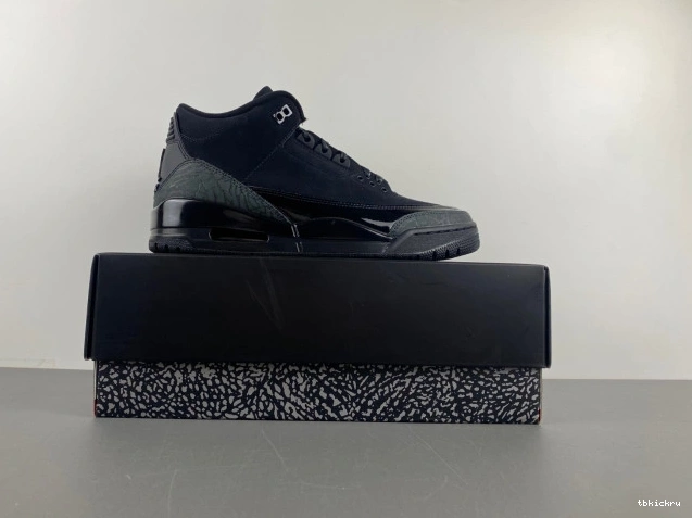 Reps TBkick Jordan 3 CT8532-001 Air Cat Black 0711
